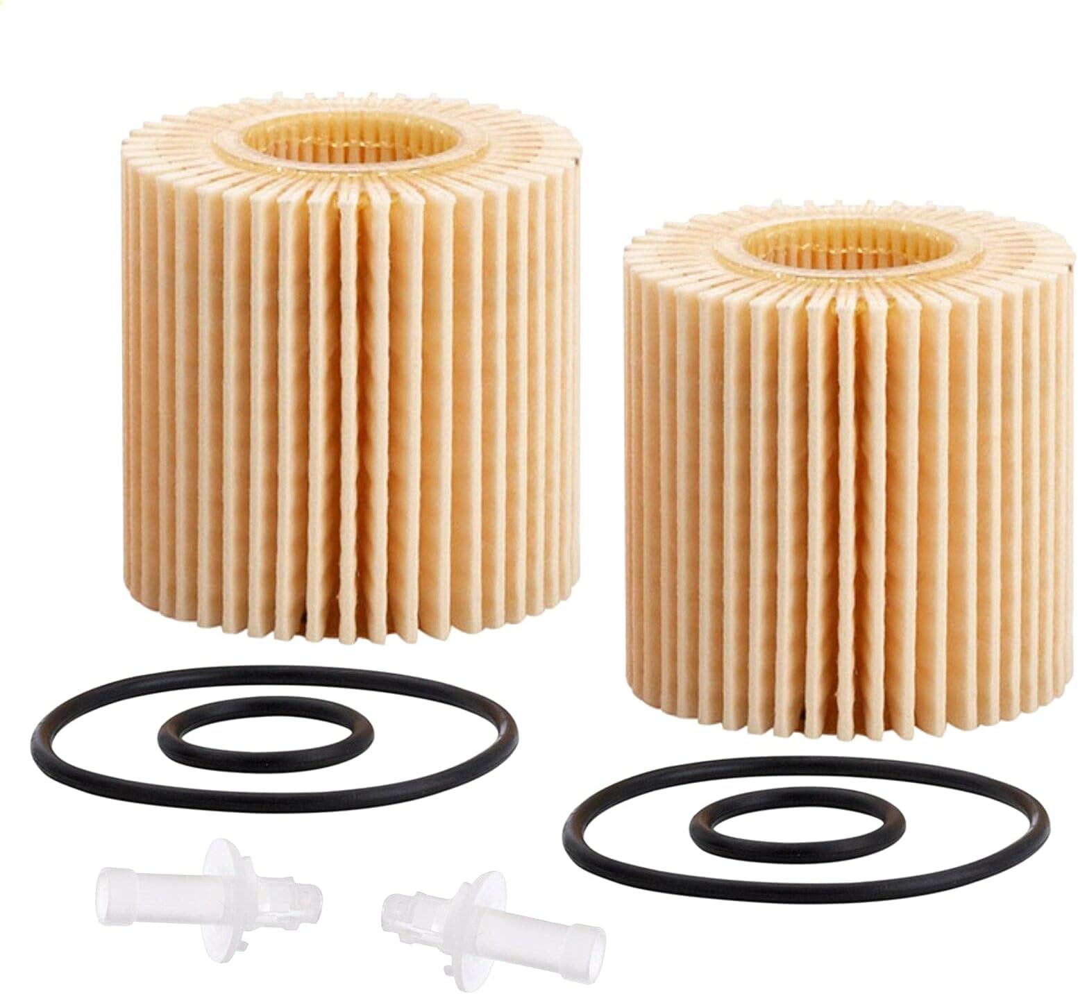 TOTMOX Oil Filter 2pcs LEXUS GS300 GS350 GS450H GS460 GX460 IS250 IS350 LS460 LS600H