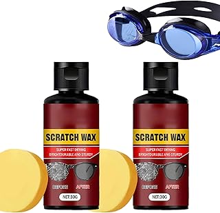 2個眼鏡用キズ取り剤 | メガネレンズ 傷消し 方法 | サングラス 傷消し | やさしい眼鏡クリーニング液 窓, サングラス, シールド, スイミングゴーグル用