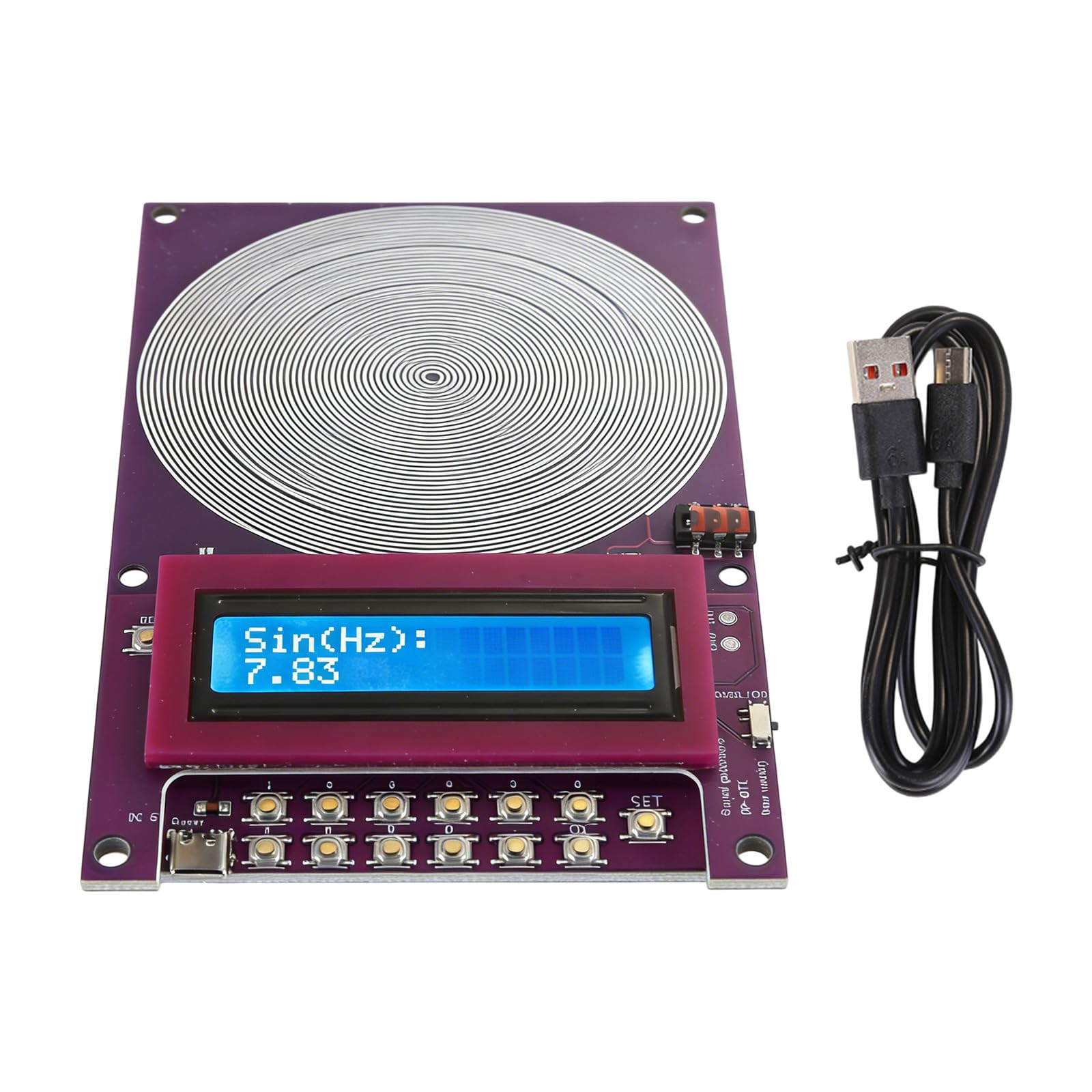 Generador de resonancia programable con ondas sinusoides estables y modulación de alta precisión 7