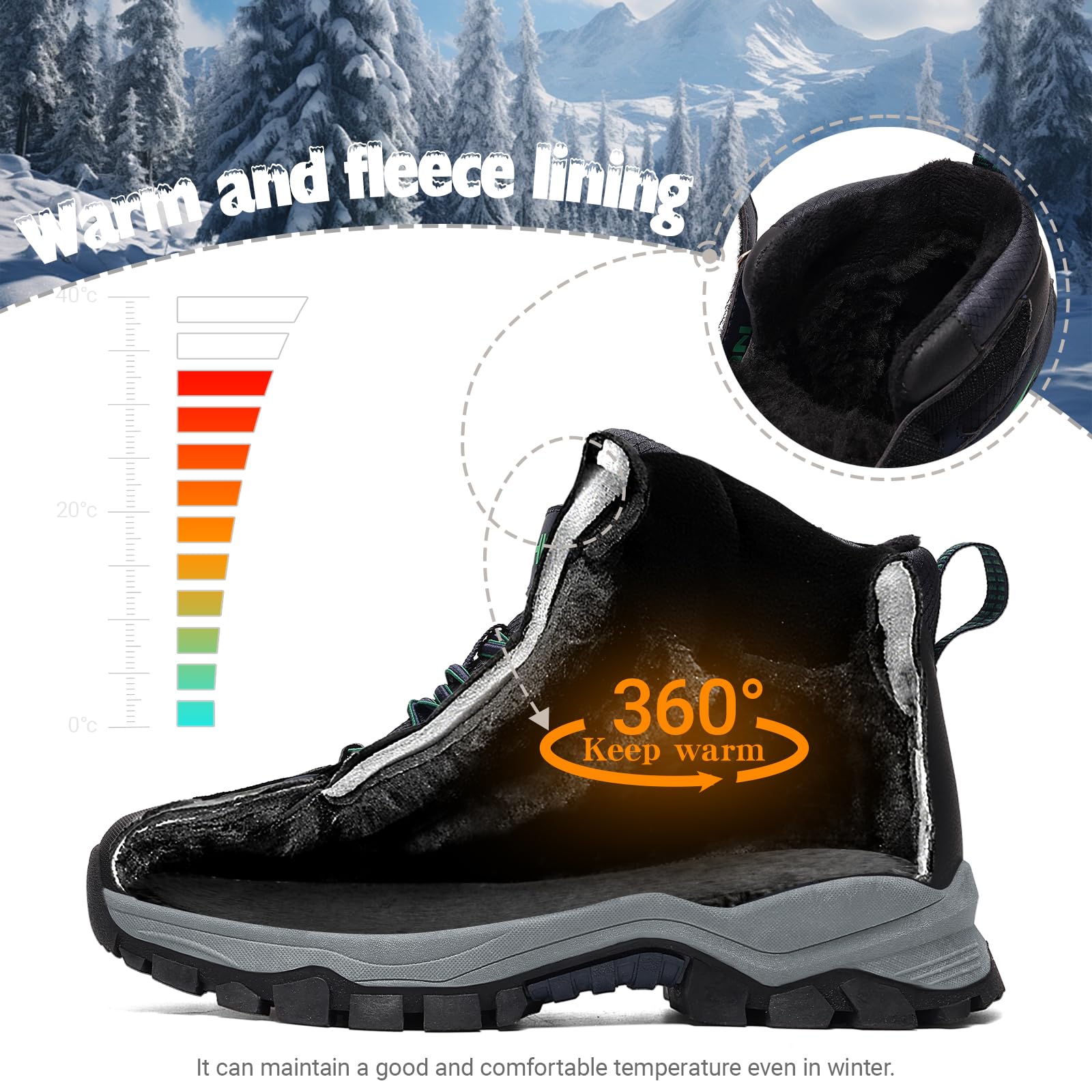 Scarpe da Escursionismo Bambino Calzature da Escursionismo Ragazzi Ragazze Stivali da Trekking