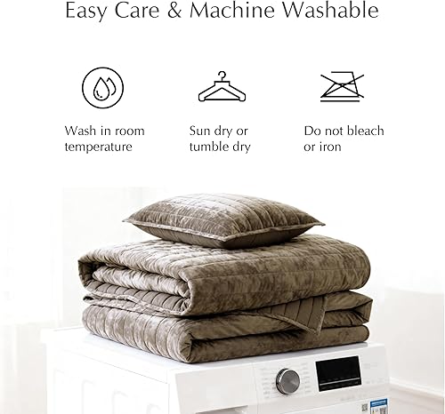 Miniatura 130 de WRENSONGE - Juego de edredón blanco tamaño queen de 3 piezas, colcha ligera para todas las estaciones del verano, juego de ropa de cama suave con 2