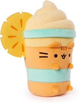 GUND Pusheen Pineapple Float 9.5-Inch Plush Toy for Ages 8+ | Inspires Fun Food-Themed Roleplay and Creative Storytelling; Comforting Collectible Gift for Teens and Pop Culture Fans