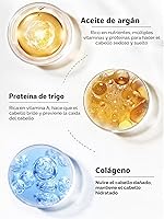 Vista 2 de Karseell Tratamiento capilar con colágeno, reparación profunda, acondicionador, aceite de argán, colágeno para el cabello, esencia para cabello seco