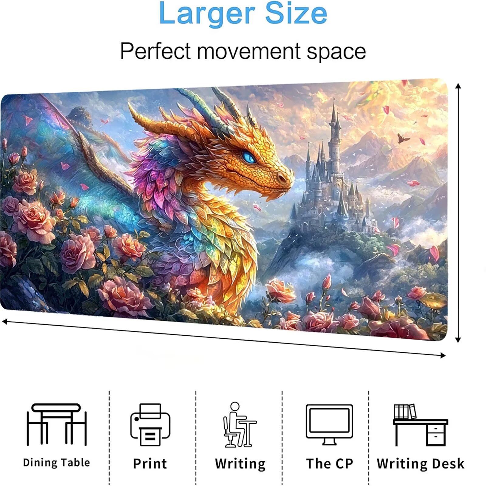 Podkładka pod mysz fabryczną XXL, podkładka pod mysz do gier XXL 1200 x 600 x 5 mm, podkładka na biurko dla graczy, bardzo duża bezszwowa mata na stół dla graczy, antypoślizgowa podstawa, wodoodporna