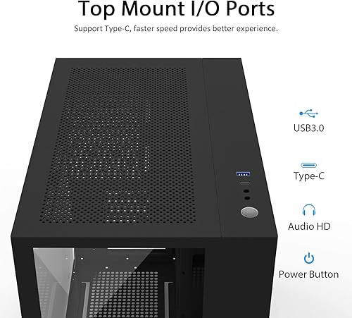 B0BRC5JY4N_image_3 SZD S580 ATX - Carcasa de PC de torre media, chasis de computadora para juegos de escritorio, puerto USB tipo C de ES frontal, paneles de vidrio
