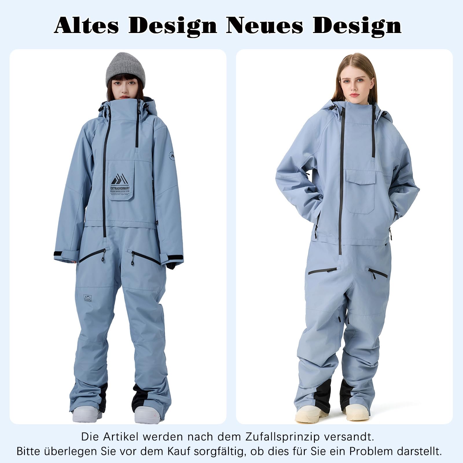 HOUZONIY Mono de esquí de una sola pieza para mujer, traje de esquí, traje de esquí, mono para mujer, snowboard, esquí, deportes al aire libre