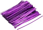 MECCANIXITY 750 Pcs 6" 15cm Foil Twist Ties, Black | Metallic Plastic, Closure Tie for Tying Bread, Candy, Cookies, Gift Bags Arts