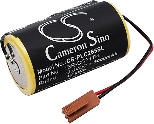 Batería de repuesto para compatible con A02B-0120-K106 A20B-0130-K106 BR-CCF1TH A98L-0031-0007 BR-C BR26500 (5000mAh)