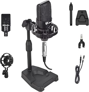 ULTRAPROLINK Wired Condenser Mic|for YouTube Recording,Podcast Microphone,for Gaming,Studio,Vlogging,Voice Over,Streaming... Price In India