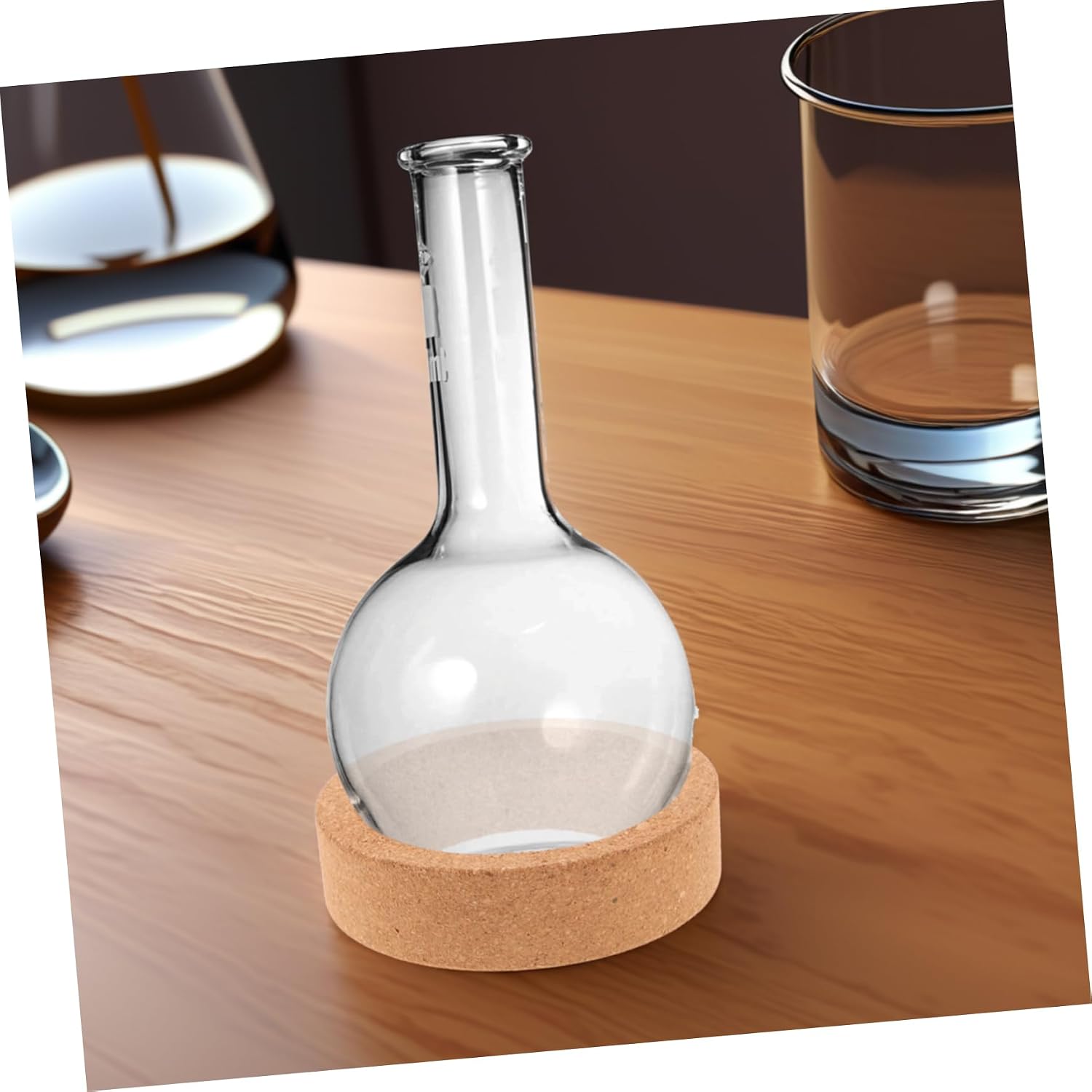ORFOFE 2Pcs Cork Holder for Round Bottom Flasks Lab Flask Support Base Reusable Cork Ring Holder Versatile for Test Tubes Beakers
