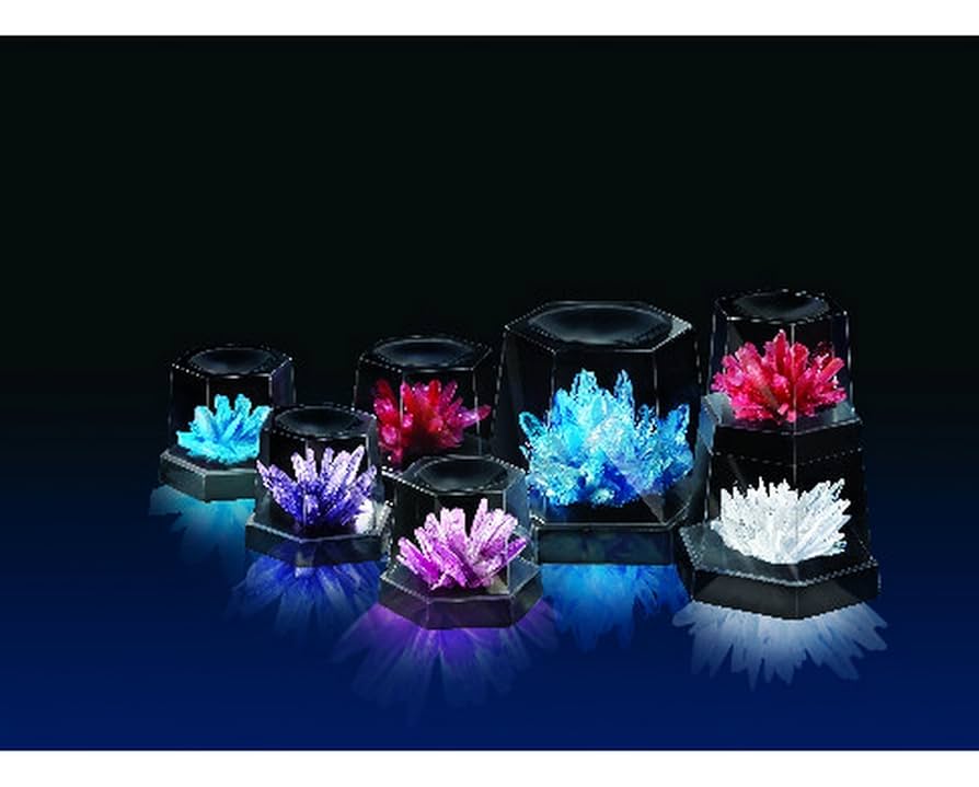 Amazon | 7種類の結晶が作れる 4Mクリスタル育成キット 水晶