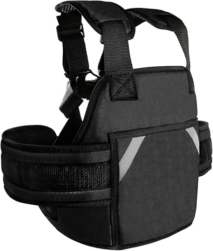 Arnés ajustable, evita que los pasajeros se caigan por ATV, moto de nieve, gris