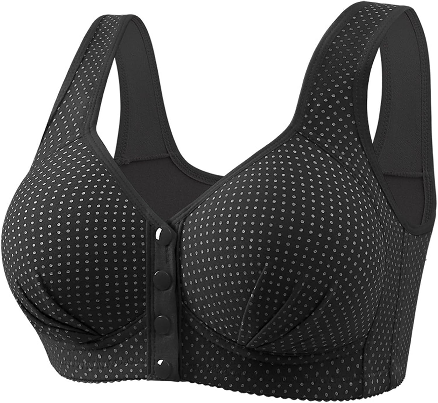 Daisy Bra for Women Seniors Front Snap Closure Bras Front Snaps Daisy Bras for Older Plus Size Full Coverage Bra