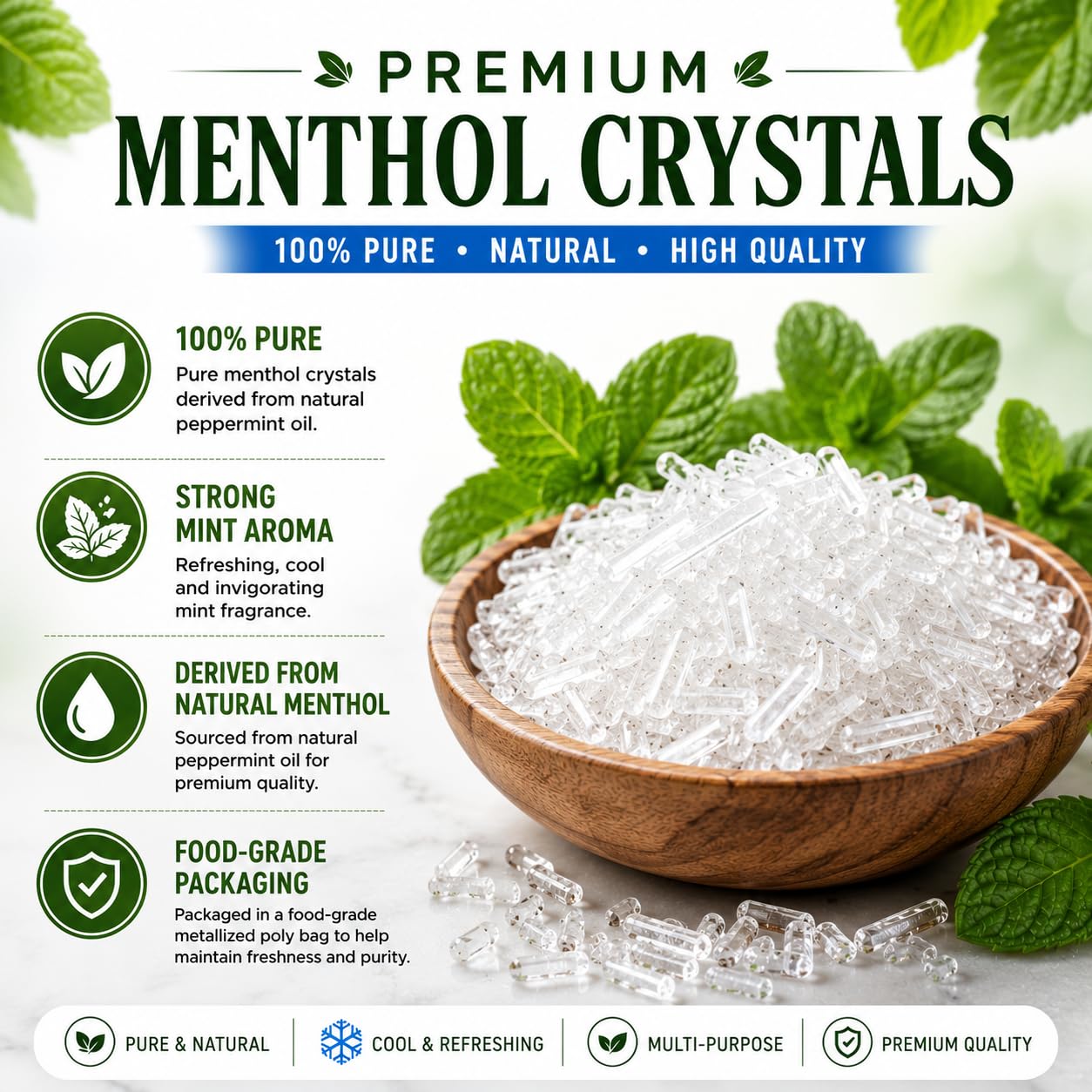 Amazon.com: GreenHealth Premium Menthol Crystals – 1 lb (16 oz