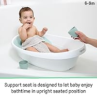 Vista 6 de Ingenuity Room to Soak - Bañera 4 en 1 para bebé, recién nacido a niño, eslinga ajustable de cobertura completa, asiento de apoyo, incluye 2 tazas