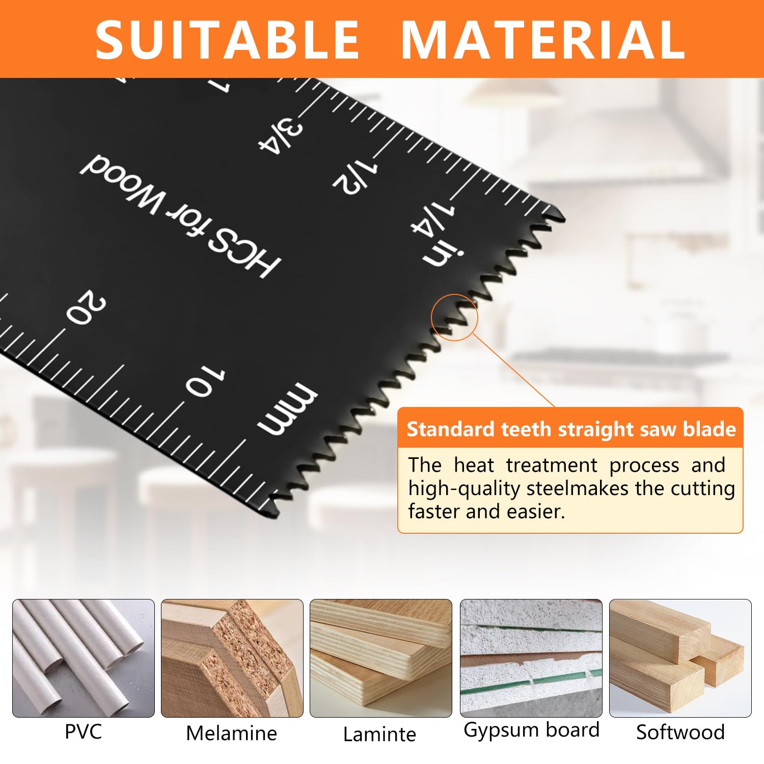 AIFICUT Oscillating Saw Blades - 55 Piece Kit -3
