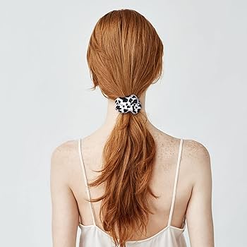 Amazon.com : WILLBOND 20 Pieces Cow Print Scrunchies Women