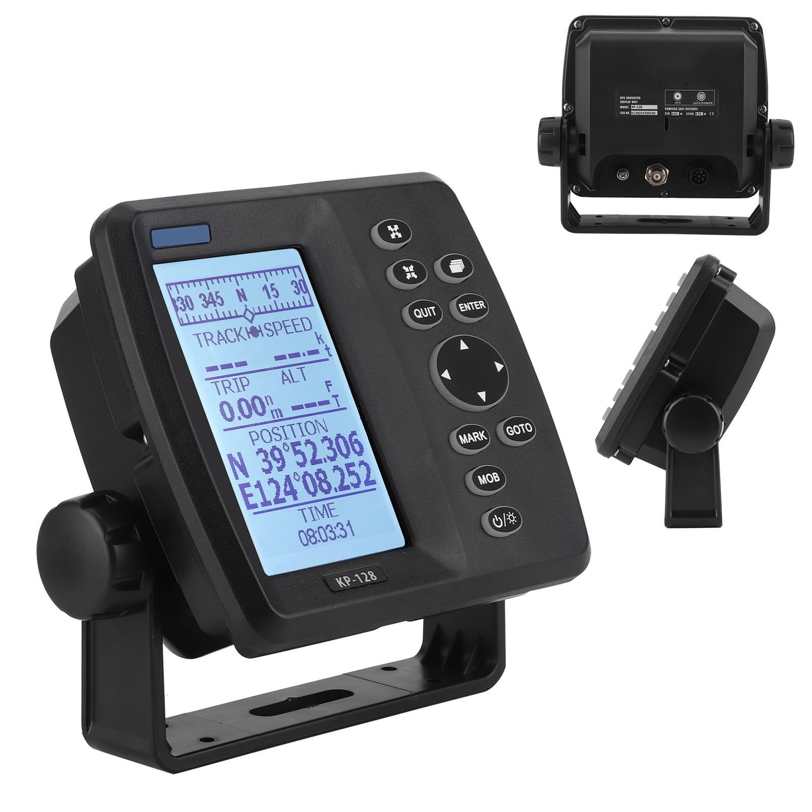 Navegador Satelital Marino GPS SBAS de Navegación ONWA KP-128 para Navegar Pantalla LCD de 4,3 Pulgadas