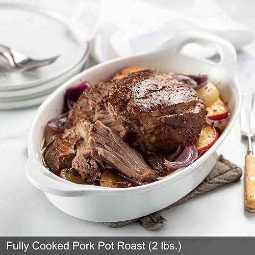 Miniatura 2 de Omaha Steaks Comfort Food Favorites (2 libras. Olla de cerdo totalmente cocinada, 20 onzas. Pastel de carne casero, 4 filetes fritos de pollo, 30