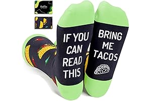 Mexican Themed Taco and Hot Dog Socks