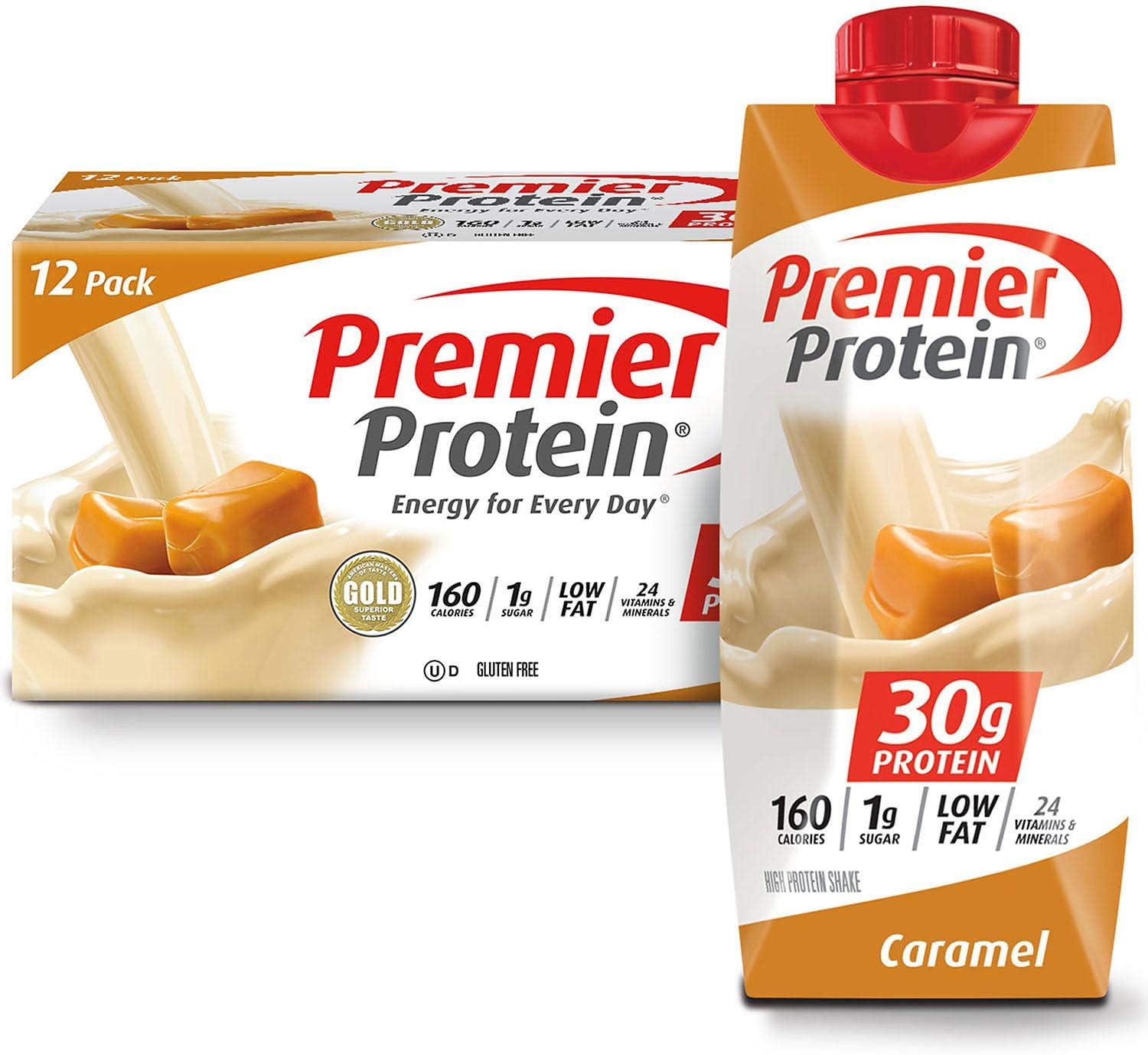 Premier Protein Shake, Caramel, 132 Fluid Ounce Salud