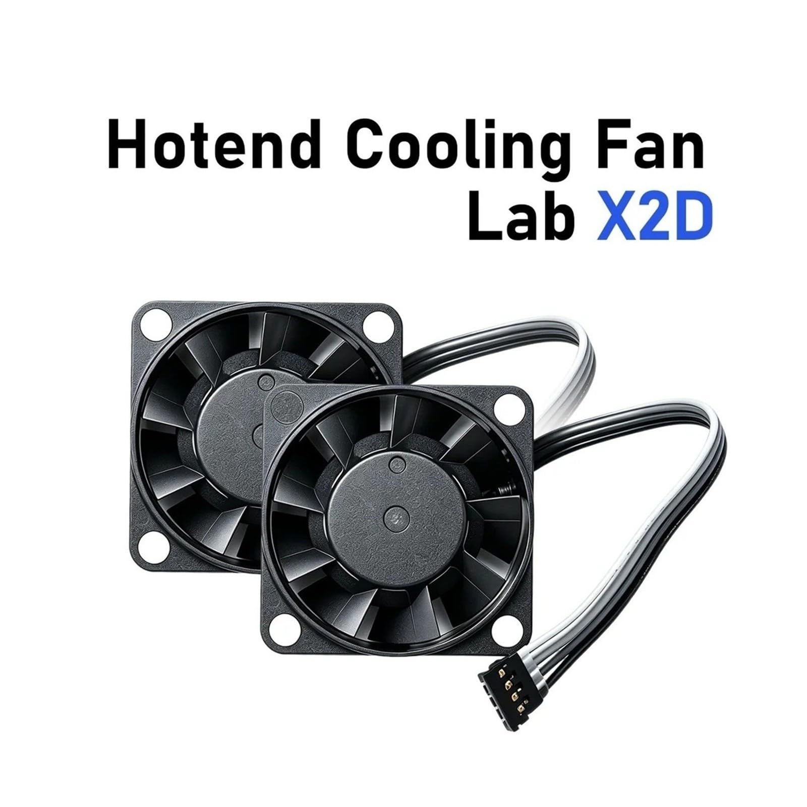 Aixinong1 Wentylator chłodzący Hotend do drukarki 3D Lab X2D, aktualizacja rozpraszania ciepła(2 pcs)