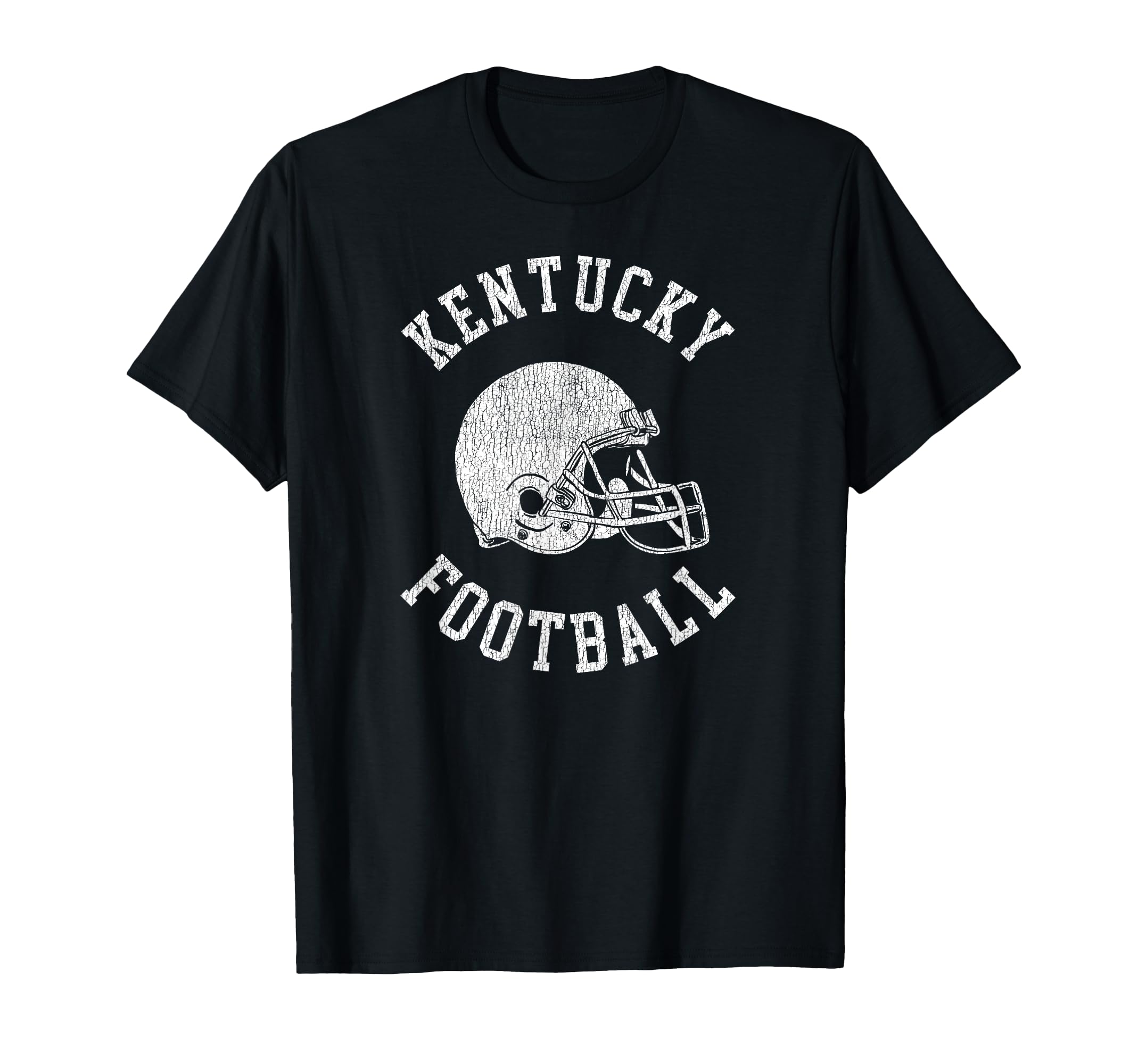 Kentucky Football Throwback Football Helmet Retro Distressed T-Shirt