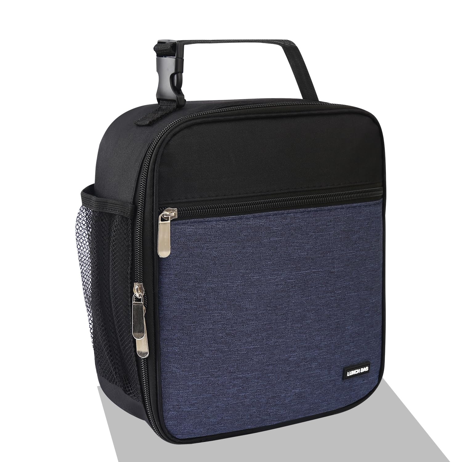 Lunch box Lunch bag for men women Insulated Lunchbox Lunch bags for Work Picnic Travel (Thicken navy blue)