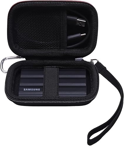 XANAD Funda rígida para Samsung T7 T9 T7 Shield T7 Touch 250GB 500GB 1TB 2TB 4TB State Drive, color negro