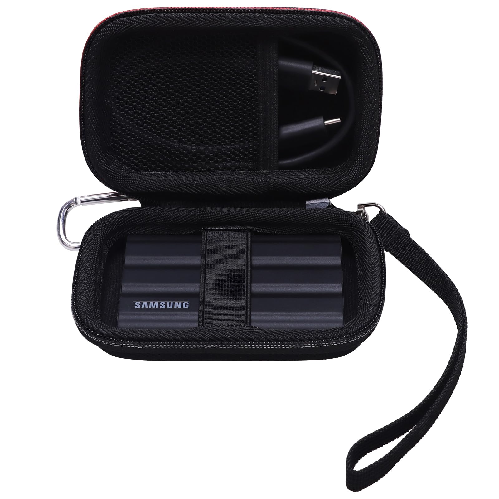 XANAD Hard Case for Samsung T7 /T7 Shield/T7 Touch/T9/T5 Portable SSD,Black