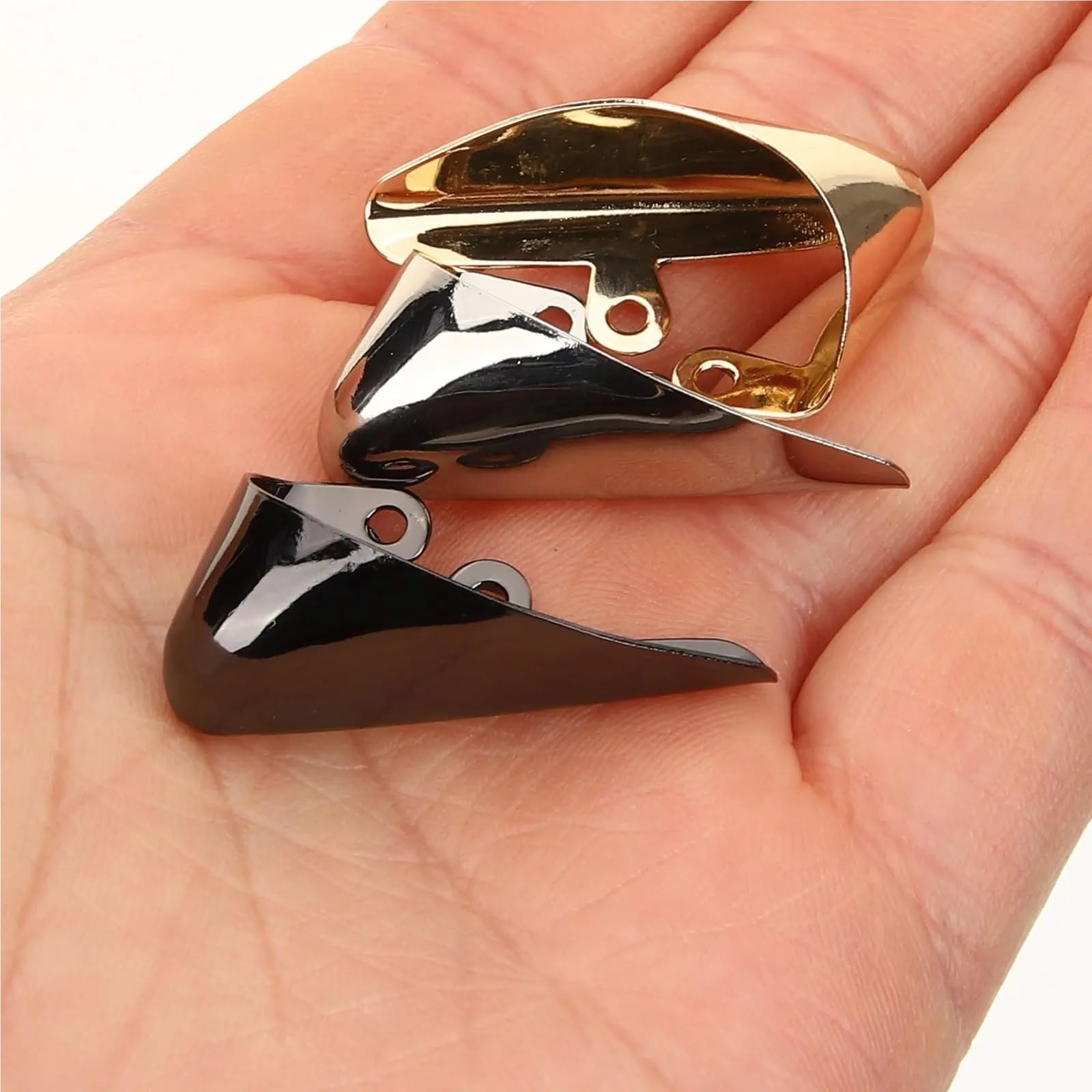 Zapatos de Metal Protector Puntiagudo 48 Piezas Tapa Punta tacón Alto Mujeres Desgaste Cubierta del Dedo pie Accesorios reparación