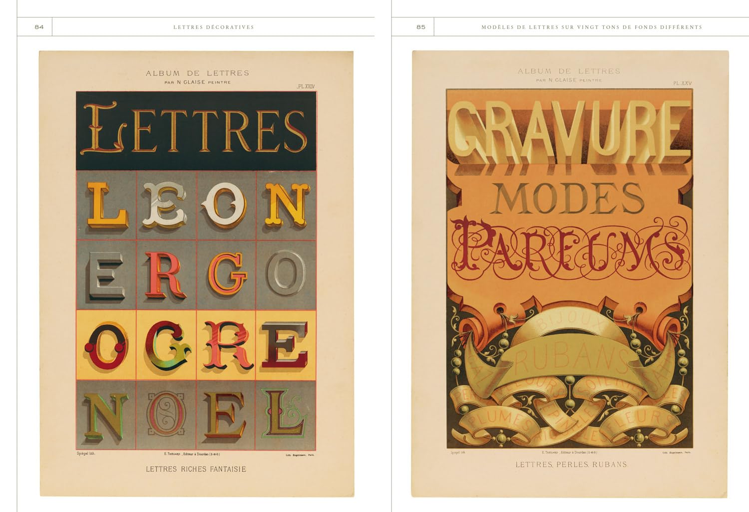 Lettres Décoratives: A Century of French Sign Painters’ Alphabets