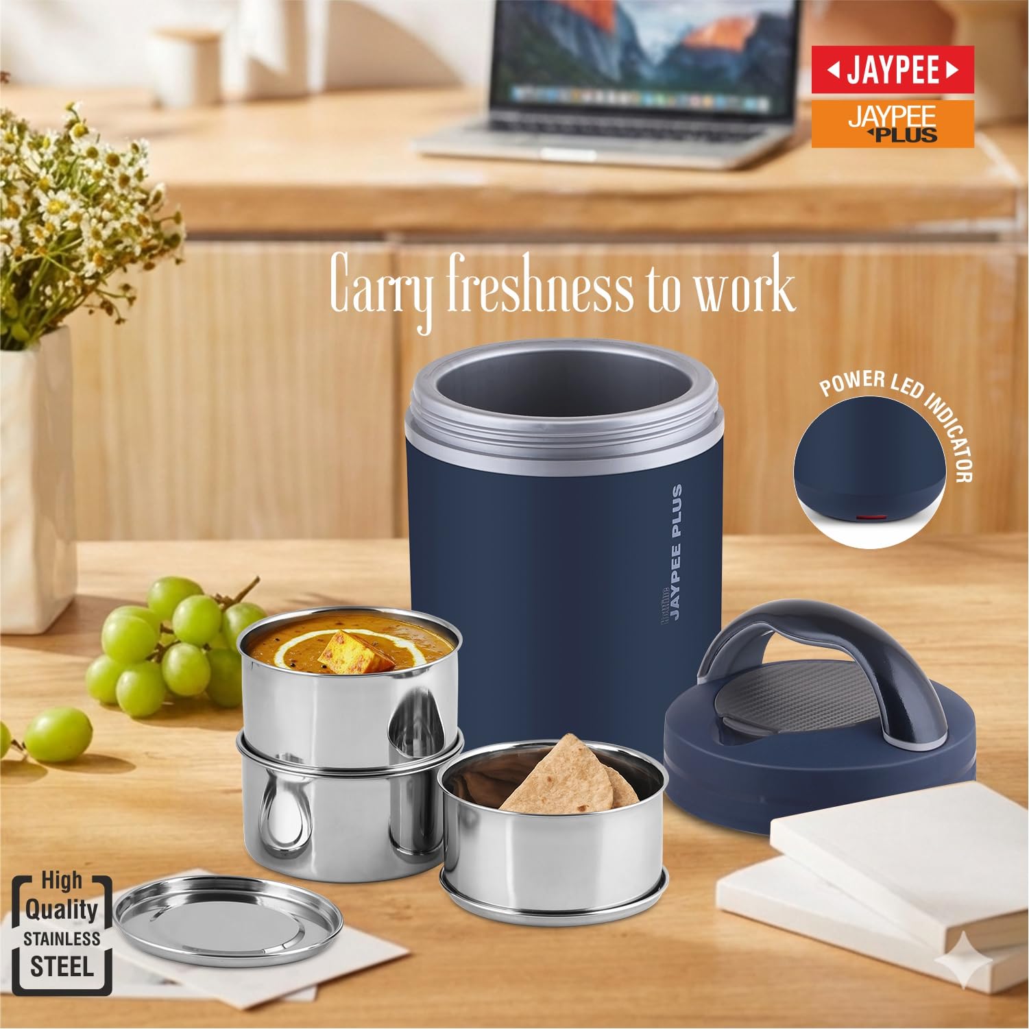 Jaypee Plus Hottline Electric Lunch Box - Hot Food On The Go -2