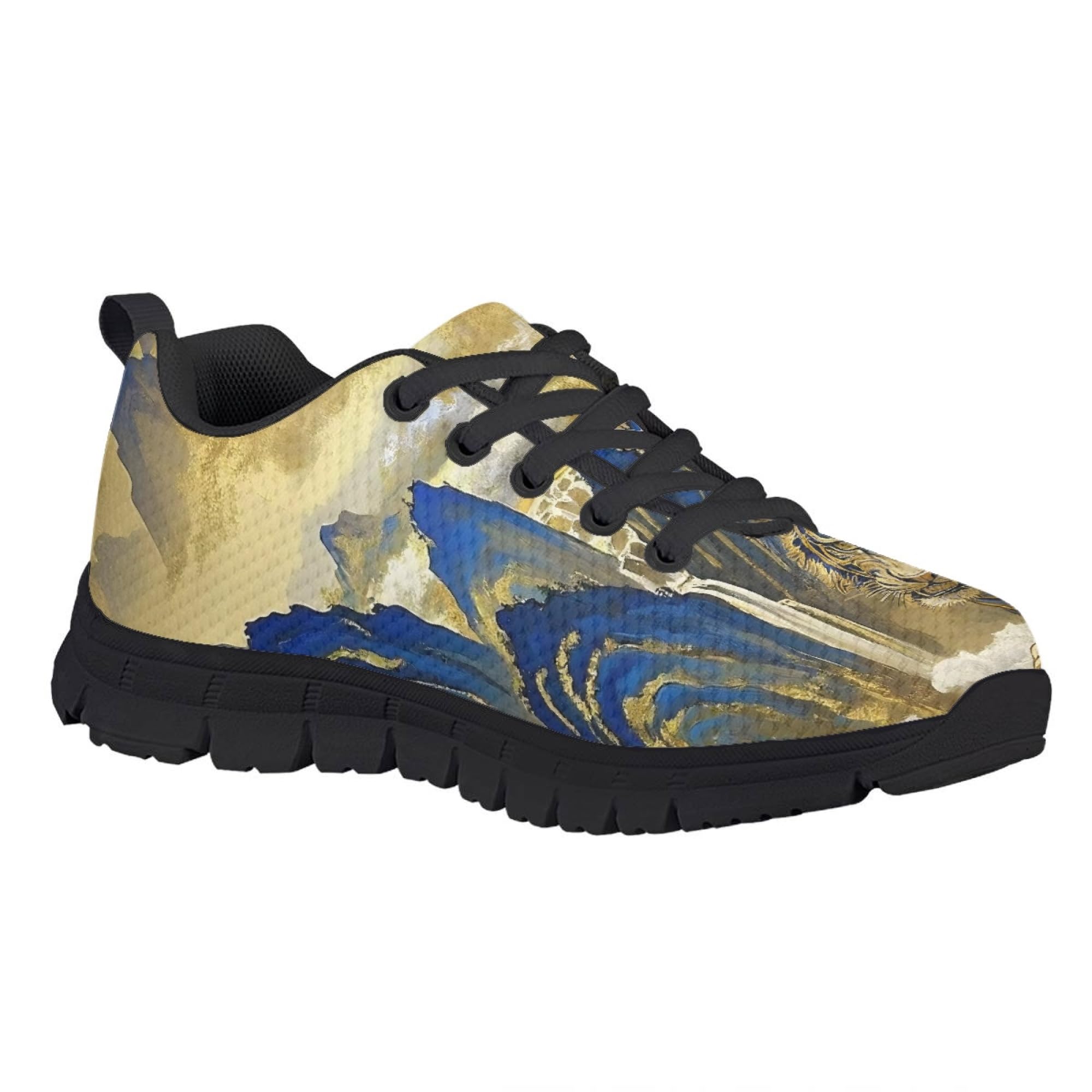 Dellukee Boys Girls Running Shoes Fashion Sneakers Kids Breathable Lightweight Non Slip Athletic Tennis Walking Shoes