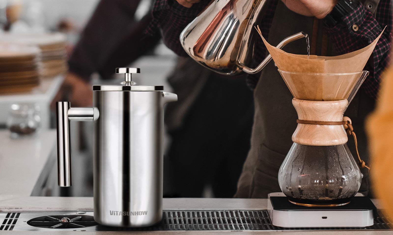 Coffee Gator French Best Stainless French Press Coffee Makers