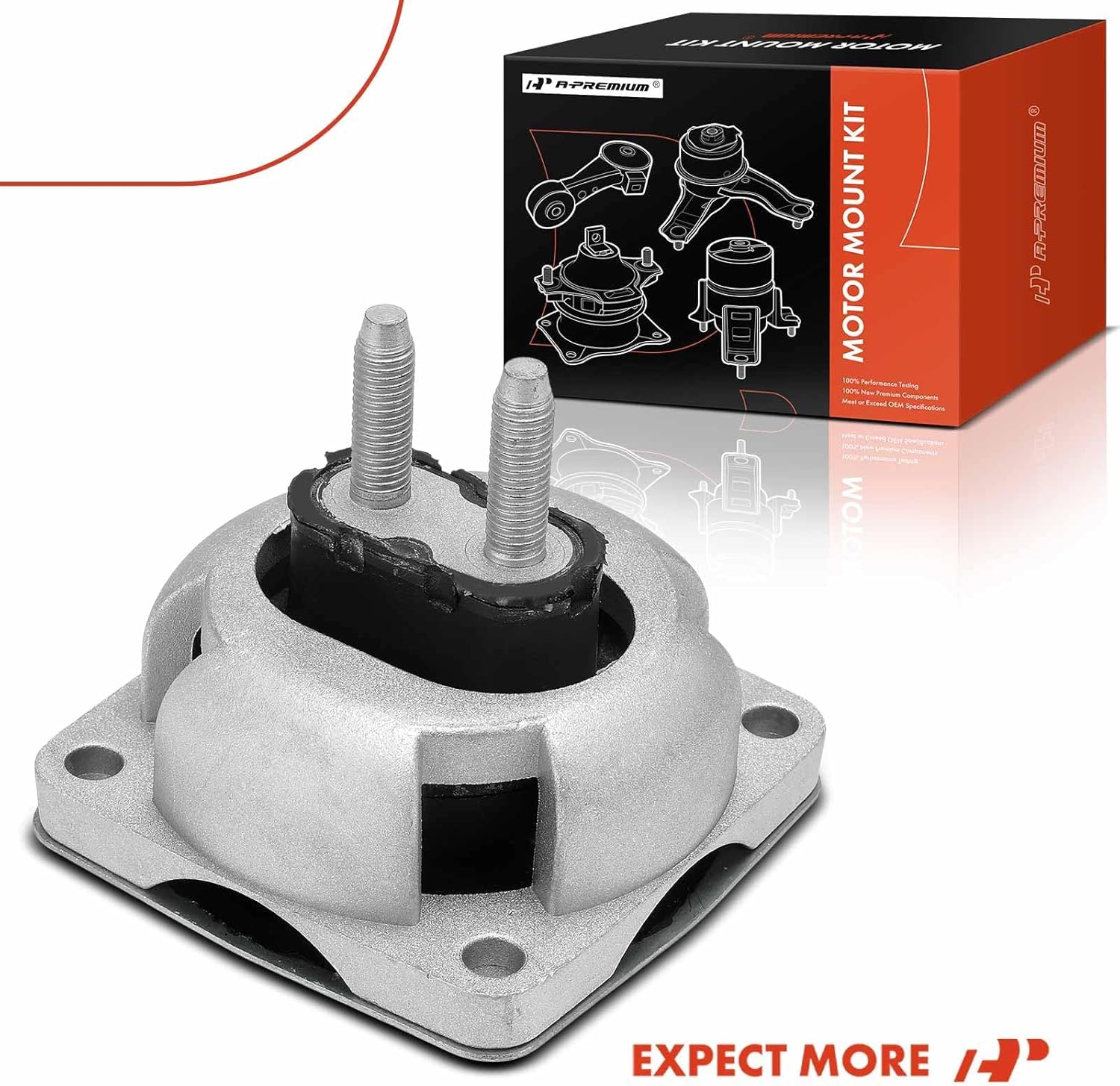 A-Premium Transmission Mount Compatible with Mercedes-Benz GLE300d, GLE350, GLE400, GLE43 AMG, GLE450 AMG, GLE550, GLE550e, GLE63 AMG, GL350, GL450, GL550, GL63 AMG, GLS450, GLS550, ML250, ML350