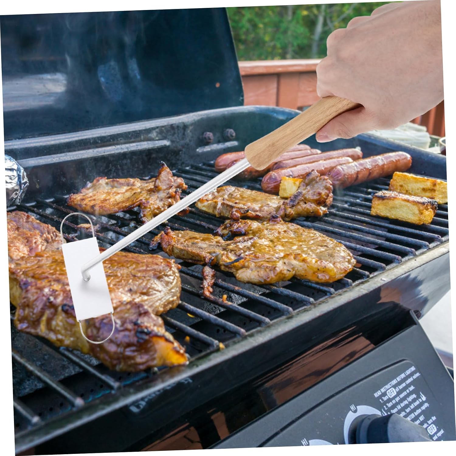 Totority Letters Stainless Steel BBQ Tools Set Meat Branding Iron Steak Names Press Tool BBQ Accessories Rustproof Durable Ideal for Outdoor Cooking Random Color image 3
