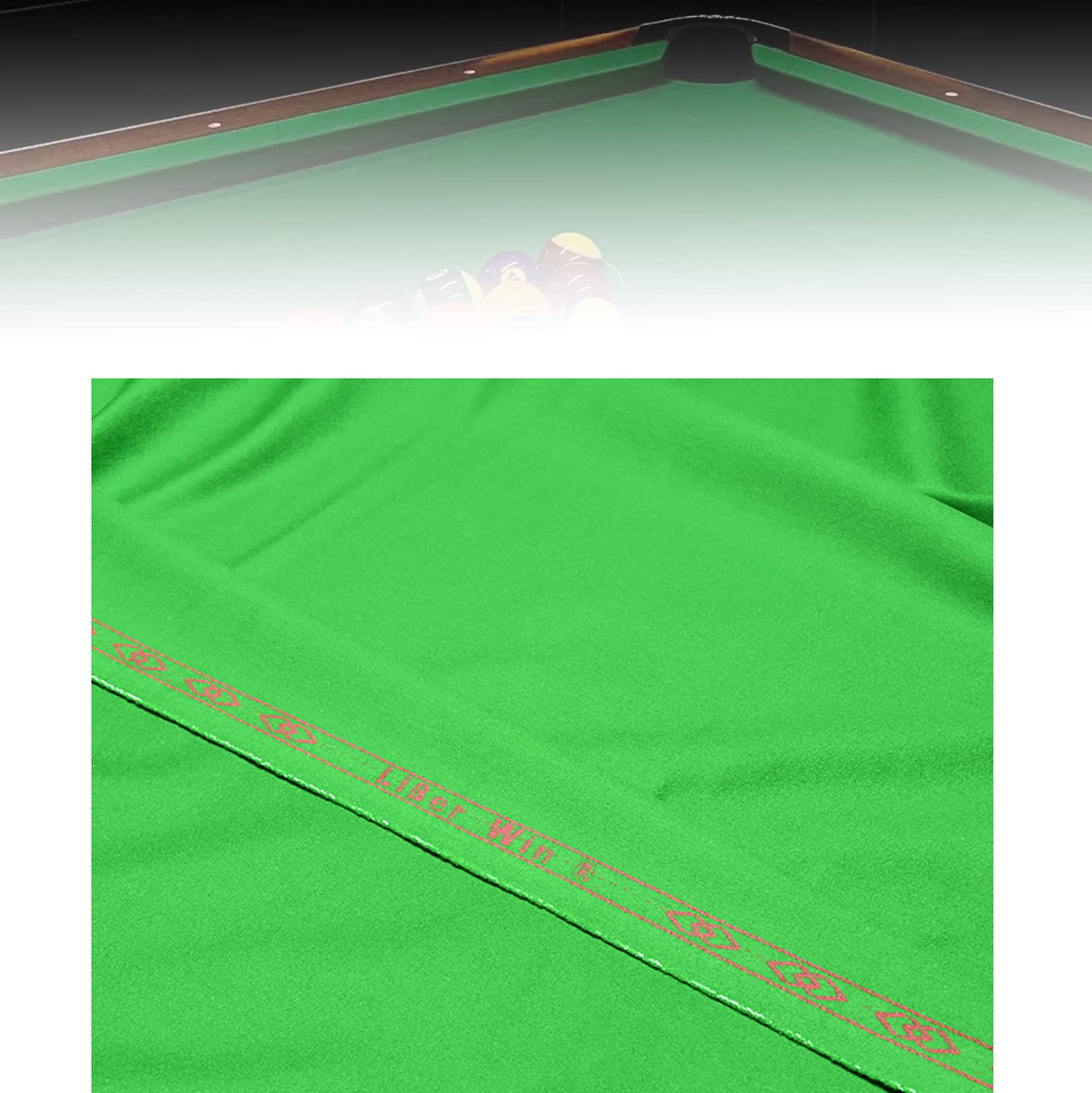 Tissu de billard 9 pieds en feutre haute performance de haute précision