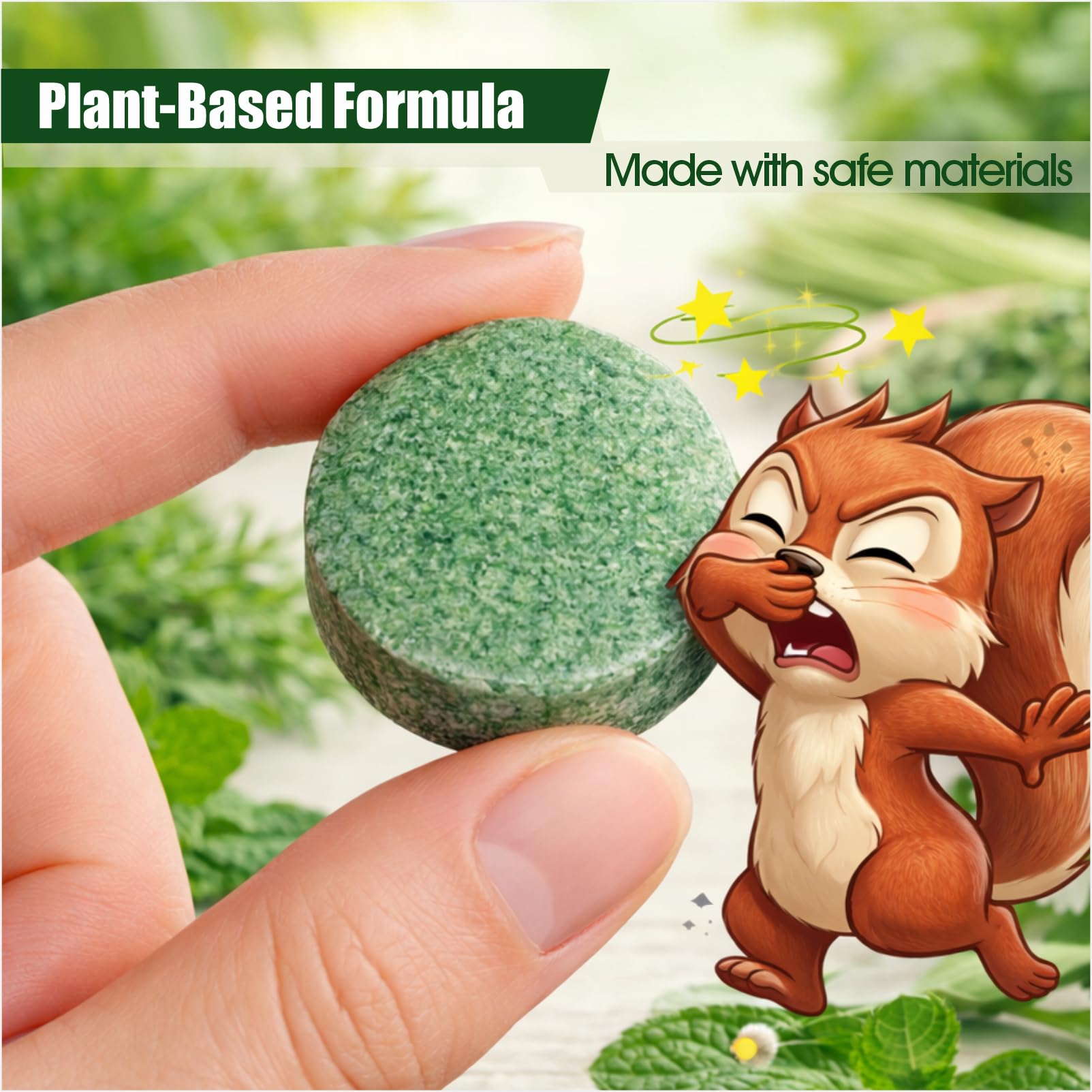 Animal Deterrent Balls 12 Pack Yard Outdoor Scent Repellent for Squirrel Mole Skunk Rabbit Garden Garage Attic Use (3) — view 3