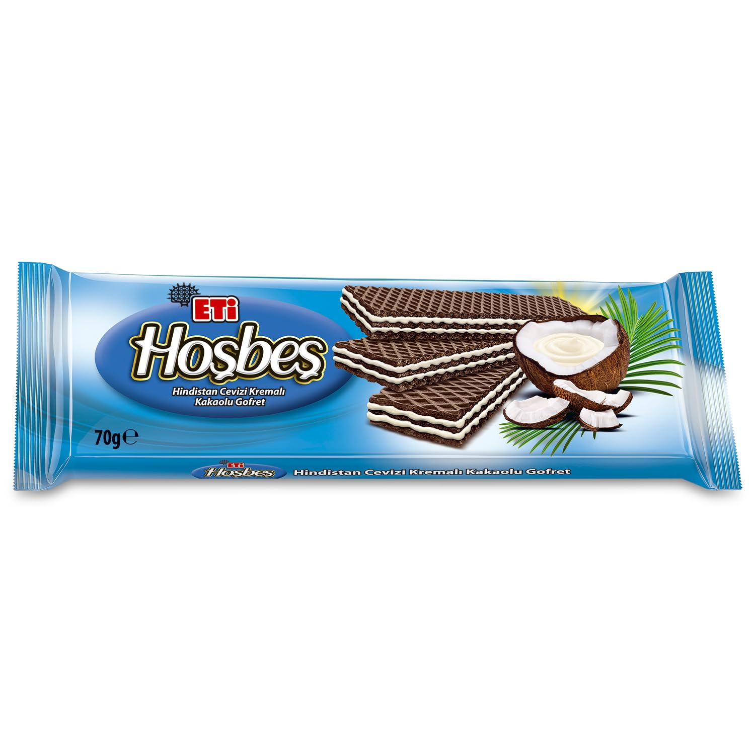 Eti Hoşbeş Hindistan Cevizi Kremalı Gofret 70 g