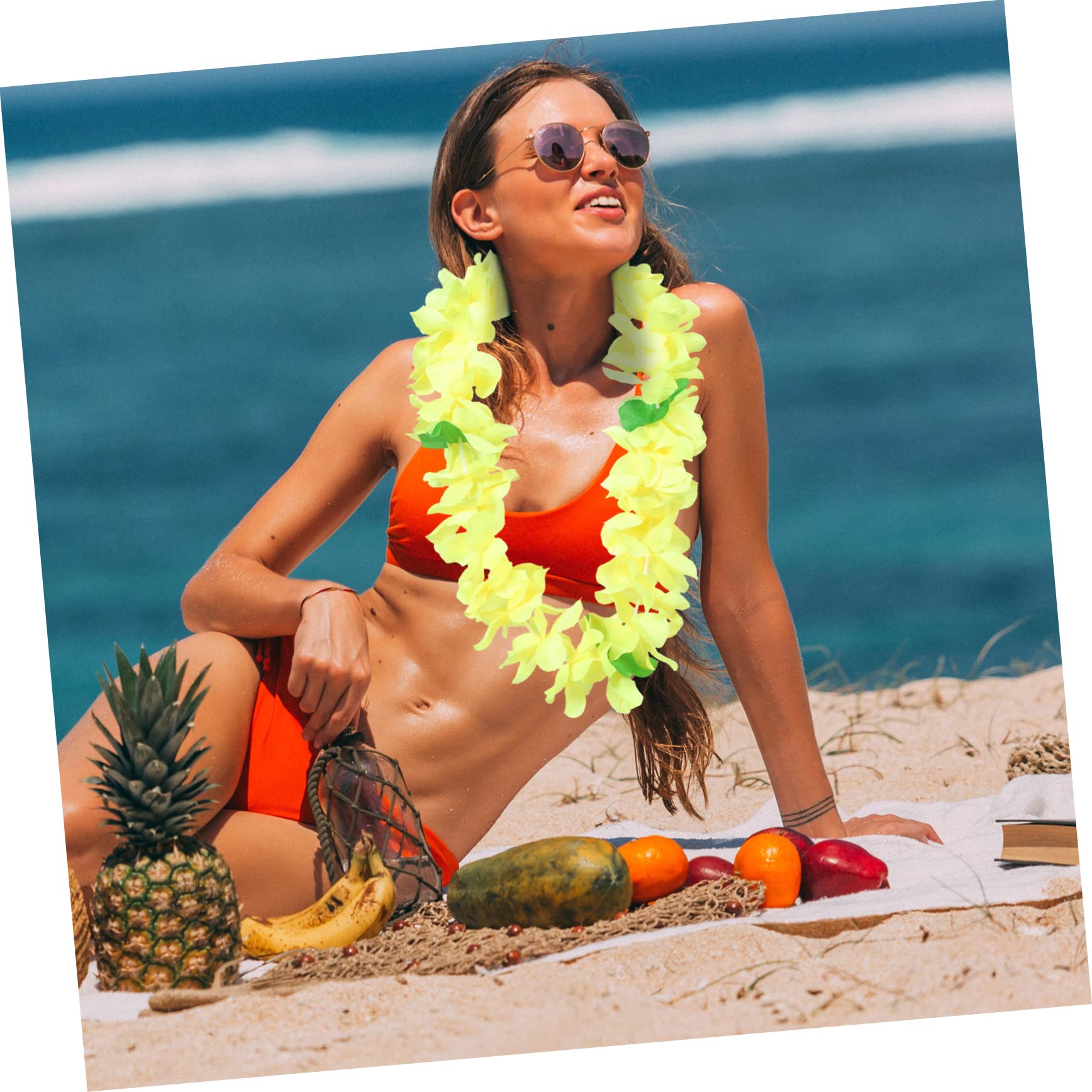 12pezzi Hawaiana Per Luau Decorazioni Per Estivi e Matrimonio Ghirlande Festive Per Adulti e