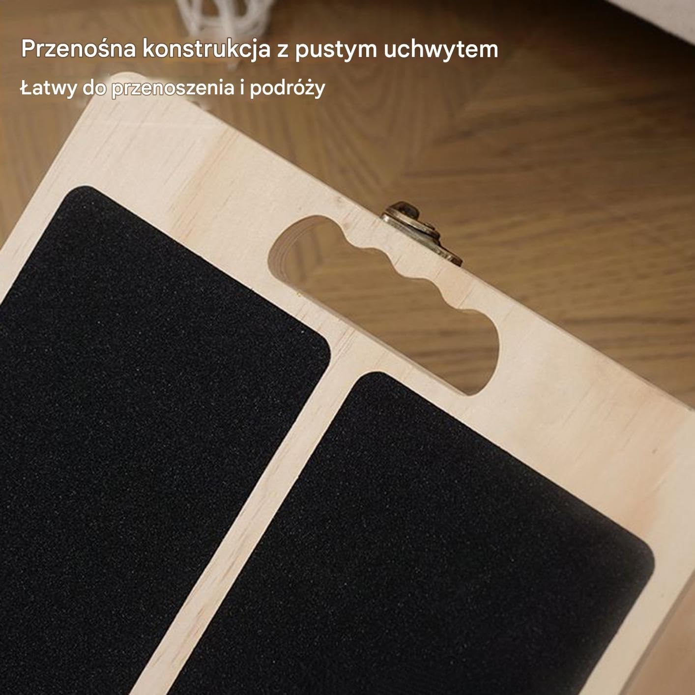 Rozciągacz Do Łydek - Drewniana Składana Deska Pochyła Do Rozciągania - Regulowana Płyta Rozciągania Nóg, Treningu Ćwiczeń Pilates Fitness Kalisteniki Równowagi Dla Kobiet I