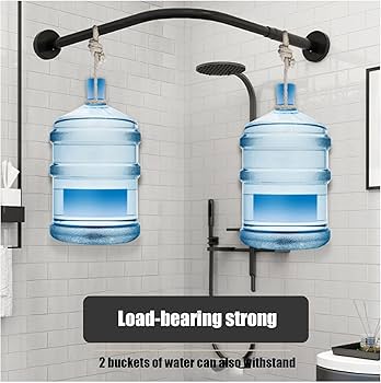 Hoek Douche Staaf | Wandmontage No-Boor Opvouwbare