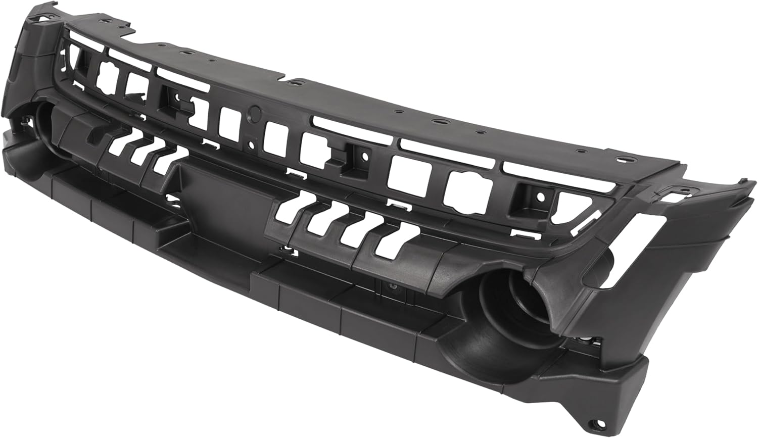 HECASA Header Panel Compatible with 2013-2016 Ford Escape Nose Headlight Lamp Mounting Grille Mounting Panel Plastic(PP) Black Replacement for FO1223121 CJ5Z8A284B FO1223121C