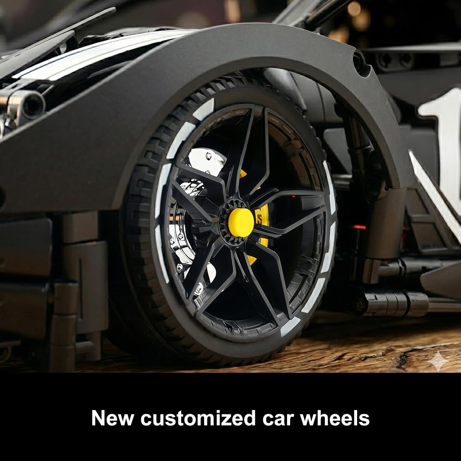 EVO Sports Car Building Set, MOC Customized Supercar Model Kit, 1:8 Scale Advanced Hypercar Collectible Set for Adults, Great Construction Toy and Birthday Gift for Car Lover, (4739PCS, B61505)