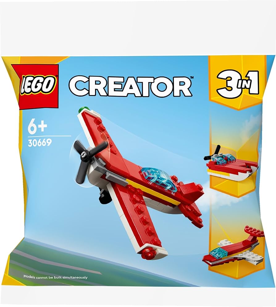 Amazon.co.jp: LEGO Creator 3 in 1 アイコニックレッドプレーン