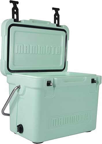 Miniatura 50 de Mammoth Coolers Serie Cruiser, cofre de hielo rígido aislado con construcción duradera de doble pared rotomoldeada, ideal para actividades Beige