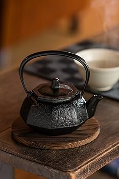 Amazon｜池永鉄工(Ikenaga Iron Works) 鉄急須 0.4L 南部鉄器 末広