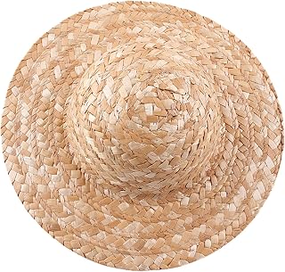 Handmade Straw Hat DIY Painting Hat for Women DIY Creative Art Decoration Fashionable Sun Hat