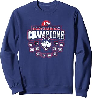 UConn 2025 Women's Basketball National Champions NIL Sweatshirt